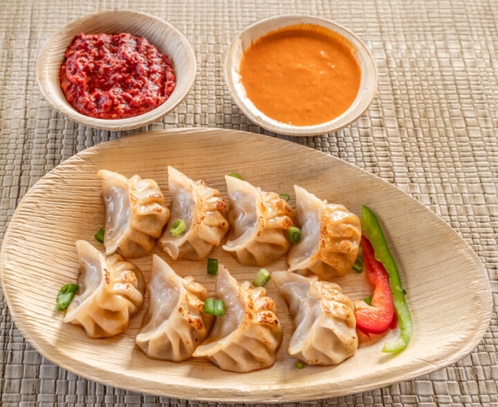 Himalayan Chicken Dumplings – MoMo (pan fried)